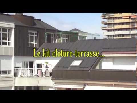 Clôture pour terrasse